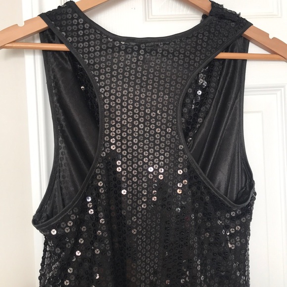 Vero Moda - Black Sequin Dress - Picture 3 of 5